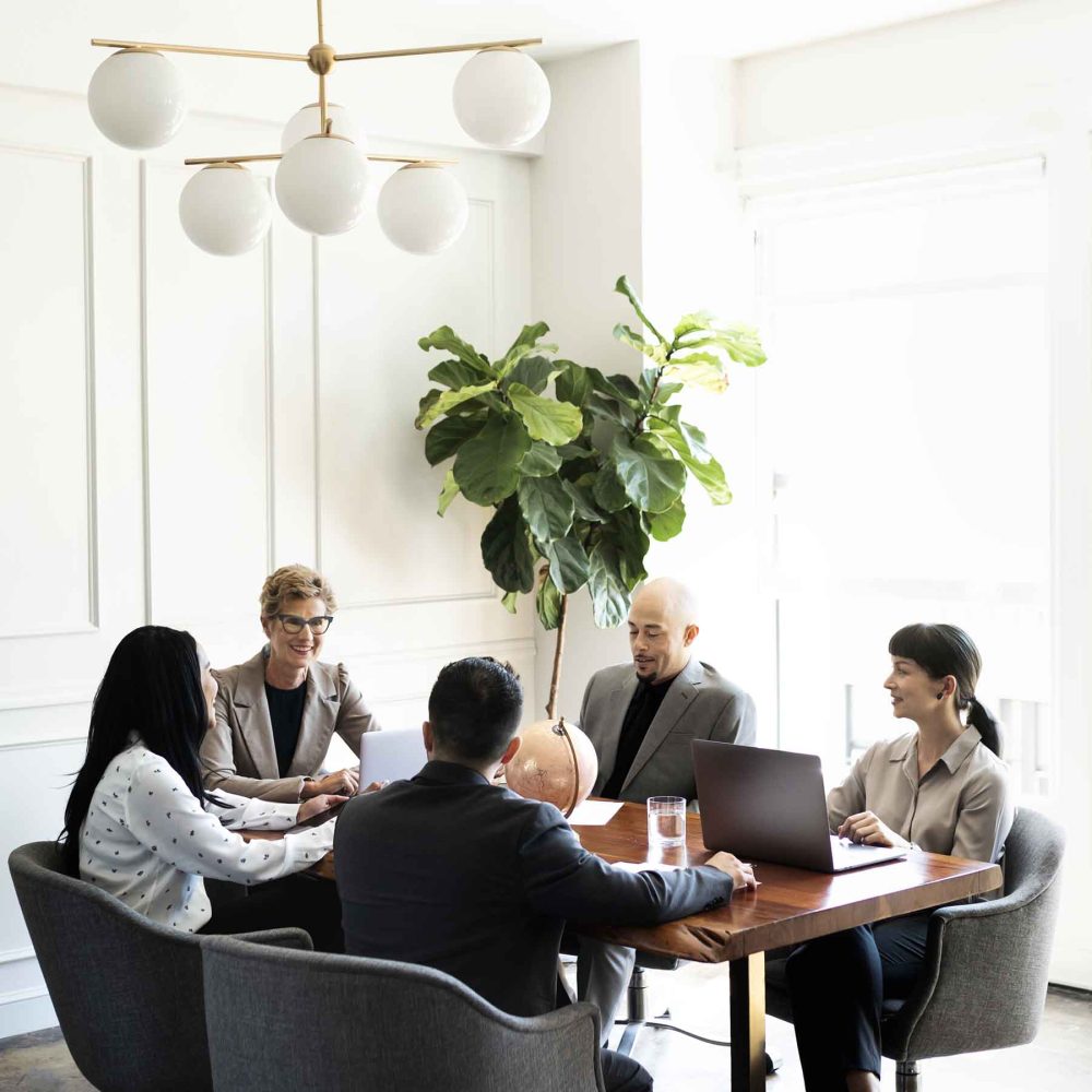 group of business people in a meeting